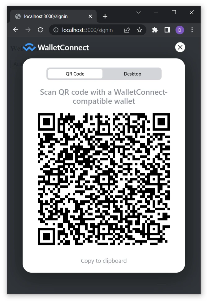 WalletConnect Modal